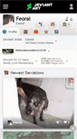 Mobile Screenshot of feoral.deviantart.com