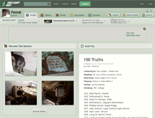 Tablet Screenshot of feoral.deviantart.com