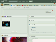 Tablet Screenshot of jjpsonic.deviantart.com