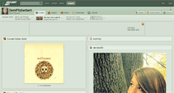 Desktop Screenshot of demifitzherbert.deviantart.com