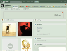 Tablet Screenshot of kurbatov.deviantart.com