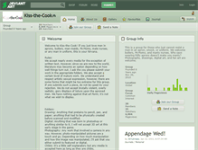 Tablet Screenshot of kiss-the-cook.deviantart.com