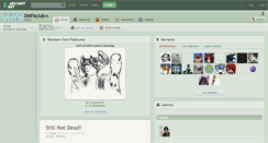 Desktop Screenshot of dmfaclub.deviantart.com