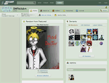 Tablet Screenshot of dmfaclub.deviantart.com