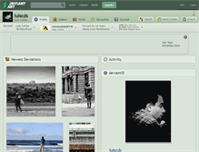 Tablet Screenshot of luiscds.deviantart.com