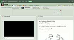 Desktop Screenshot of hotara.deviantart.com