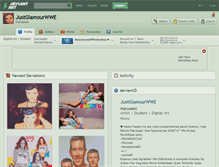 Tablet Screenshot of justglamourwwe.deviantart.com