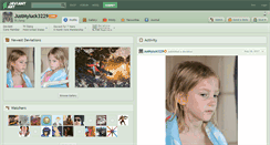 Desktop Screenshot of justmyluck3229.deviantart.com