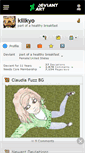 Mobile Screenshot of killkyo.deviantart.com