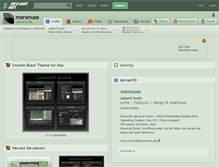Tablet Screenshot of marsmuse.deviantart.com