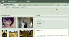 Desktop Screenshot of 0pheliaimmortal.deviantart.com