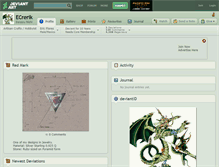 Tablet Screenshot of ecrerik.deviantart.com