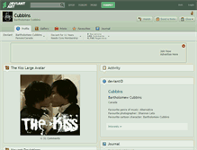 Tablet Screenshot of cubbins.deviantart.com