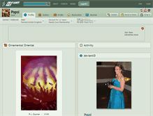 Tablet Screenshot of popsi.deviantart.com