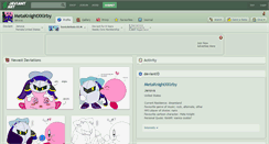 Desktop Screenshot of metaknightxkirby.deviantart.com