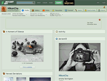 Tablet Screenshot of nikoncha.deviantart.com