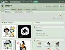 Tablet Screenshot of kululunerd.deviantart.com