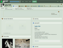 Tablet Screenshot of fadia1989.deviantart.com
