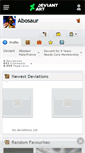 Mobile Screenshot of abosaur.deviantart.com