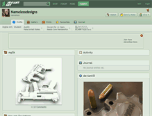 Tablet Screenshot of namelessdesigns.deviantart.com
