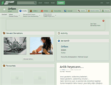 Tablet Screenshot of orflem.deviantart.com