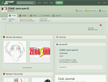 Tablet Screenshot of comic-zero-sum-fc.deviantart.com