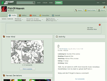 Tablet Screenshot of fist-of-heaven.deviantart.com