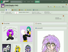 Tablet Screenshot of child-shadow-sally.deviantart.com