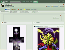 Tablet Screenshot of killbabykill.deviantart.com