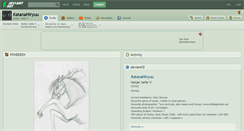 Desktop Screenshot of katanahiryuu.deviantart.com