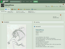 Tablet Screenshot of katanahiryuu.deviantart.com