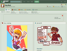 Tablet Screenshot of harured.deviantart.com