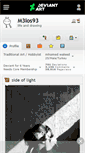 Mobile Screenshot of m3los93.deviantart.com