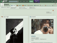Tablet Screenshot of m3los93.deviantart.com