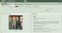 Desktop Screenshot of dnlink.deviantart.com