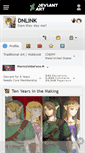 Mobile Screenshot of dnlink.deviantart.com
