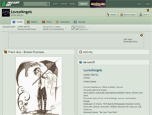 Tablet Screenshot of loveofangels.deviantart.com