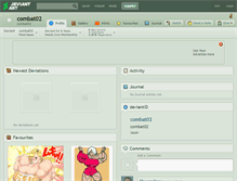 Tablet Screenshot of combat02.deviantart.com
