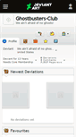 Mobile Screenshot of ghostbusters-club.deviantart.com