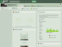 Tablet Screenshot of ellisxzoey-fc.deviantart.com