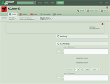 Tablet Screenshot of kcjoker33.deviantart.com
