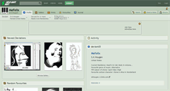 Desktop Screenshot of mefelix.deviantart.com
