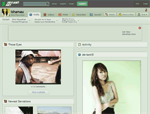 Tablet Screenshot of ishamau.deviantart.com