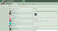 Desktop Screenshot of cosplaynaruto.deviantart.com