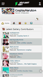 Mobile Screenshot of cosplaynaruto.deviantart.com
