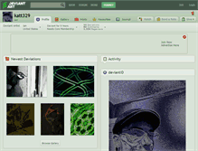 Tablet Screenshot of katt329.deviantart.com