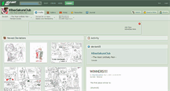 Desktop Screenshot of kibaxsakuraclub.deviantart.com