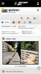 Mobile Screenshot of gaybears.deviantart.com