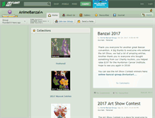 Tablet Screenshot of animebanzai.deviantart.com