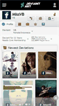 Mobile Screenshot of missvb.deviantart.com